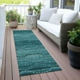 thumbnail image 3 of Dalyn Rugs Machine Washable Indoor/Outdoor Chantille ACN2031 Turquoise 2'3"x7'6" Runner Rug, 3 of 7