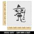 thumbnail image 2 of Cute Young Halloween Witch with Broom and Hat DIY Cookie Wall Craft Stencil - 5.5 Inch, 2 of 5