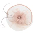 thumbnail image 3 of IDALL Fascinators Hats Tea Party Hats Women Girl Fascinators Hair Clip Hairpin Hat Feather Cocktail Wedding Tea Party Party Hats Fascinator Headband Pink One Size, 3 of 6