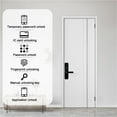 thumbnail image 7 of Digital Electronic Smart Door Lock With Biometric Camera Fingerprint Smart Card Password Key Unlock ,Easy installation, 7 of 7