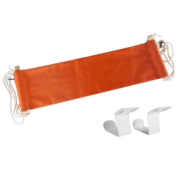 Ygjytge Hamaca Pie Poliéster Reposapiés Plegable para Oficina en Casa (naranja)