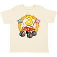 thumbnail image 3 of Inktastic Monster Truck 3rd Birthday Boys or Girls Toddler T-Shirt, 3 of 5