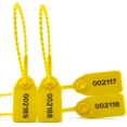 thumbnail image 2 of 100 Plastic Tamper Seals, Zip Ties for Fire Extinguishers Pull Tite Security Tags Numbered Disposable Self-Locking Tie 250mm Length (Yellow), 2 of 7