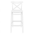 thumbnail image 4 of Pemberly Row Contemporary Indoor Outdoor Bar Stool White, 4 of 6