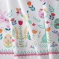 thumbnail image 3 of Easter Tablecloth Easter Table Cloth Bunny Floral Easter Eggs Tablecloths Stain-Resistant Wrinkle Free Polyester Fabric Table Cover for Easter Decoration 60x102 Inch, 3 of 6