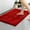 bright red, variant on Chenille Bathroom Rug, Extra Soft Absorbent Bath Rugs, Non-Slip, Bath Mats for Bathroom Floor, Water Absorbent, Machine Washable, Plush Bathroom Mat for Tub and Shower,24"x16"