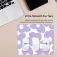 thumbnail image 2 of Retro Purple Floral Mouse Pad - Cute Square Aesthetic for Desk Laptop, Non-Slip Rubber Base, Home Office Decor Accessories, 9.5x7.9 Inch, Perfect for Women, 2 of 6