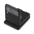 thumbnail image 2 of Samsung Galaxy Z Flip 4 Wallet Case Samsung Galaxy Z Flip 4 Luxury PU Leather Case, Book Folding Flip Retro Case with Kickstand, [RFID Blocking] Credit Card Slot Magnetic Closure Cover, Black, 2 of 7