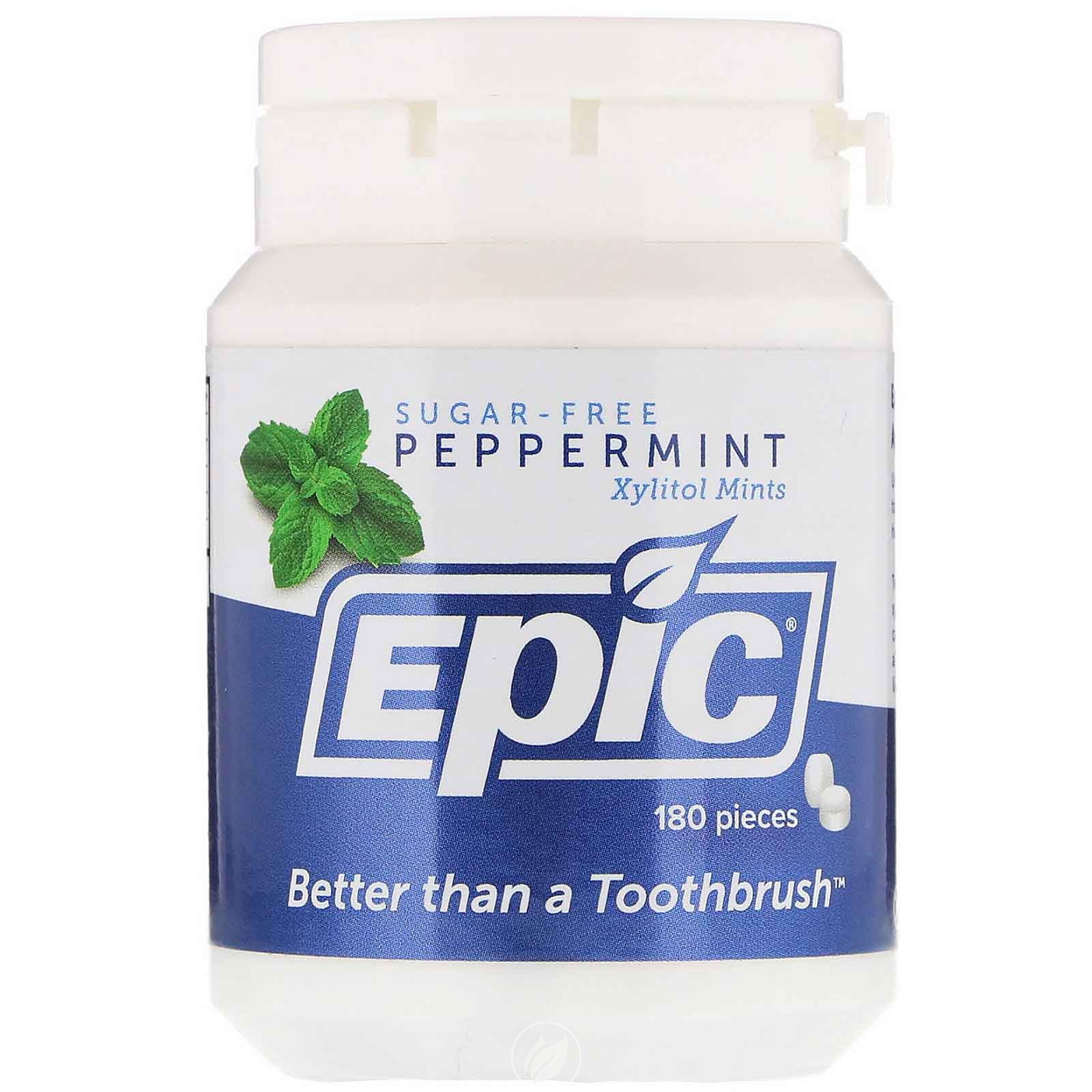 Epic Xylitol Mints Peppermint 180 Pc