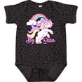 thumbnail image 3 of Inktastic Big Sister Unicorn Girls Baby Bodysuit, 3 of 5