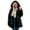 Black, variant on IROINNID Women's Winter Warm Mid-Long Coat Solid Color Open Front Long Sleeve Outwear, Pink
