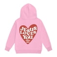 thumbnail image 4 of Ccpelsie Girls Solid Soft Hooded Sweatshirt Classic Oversized Hoodies Loose Pullover Sweatshirts with Pocket for Kids(Pink,4-5 Years), 4 of 4