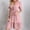(Midi)Rose Gold, variant on Azrian Summer Dresses for Women V Neck Short Sleeve Casual T Shirt Mini Dress Beach Sundresses,Women's Plus Blue,Size XL