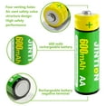 Rechargeable AA Batteries, Double A Battery NiMH AA 600mAh 1.2V