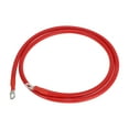 thumbnail image 1 of Unique Bargains 1 Pc Cable Inversor de Batería Cable de Batería 3/8" Lug 1/0 AWG Gauge 5.5FT Rojo Cobre Estañado, 1 of 1
