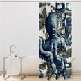 thumbnail image 2 of Octopus Waterproof Shower Curtain Set with Hooks, Printed Bathroom Decoration - Curtain Sets for Bathroom Curtains, 2 of 5