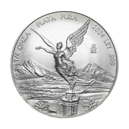 2024 Silver Mexican Libertad Onza 1/4 oz Brilliant Uncirculated