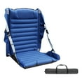 thumbnail image 2 of Silla de piso con respaldo Sillón reclinable inflable con correas ajustables para acampar Azul Sharpla asiento plegable inflable, 2 of 8