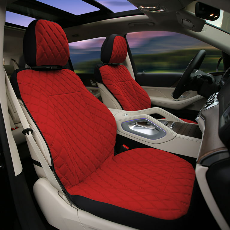 Universal Plush Car Seat Covers Diamond Embroidered Car Seat
