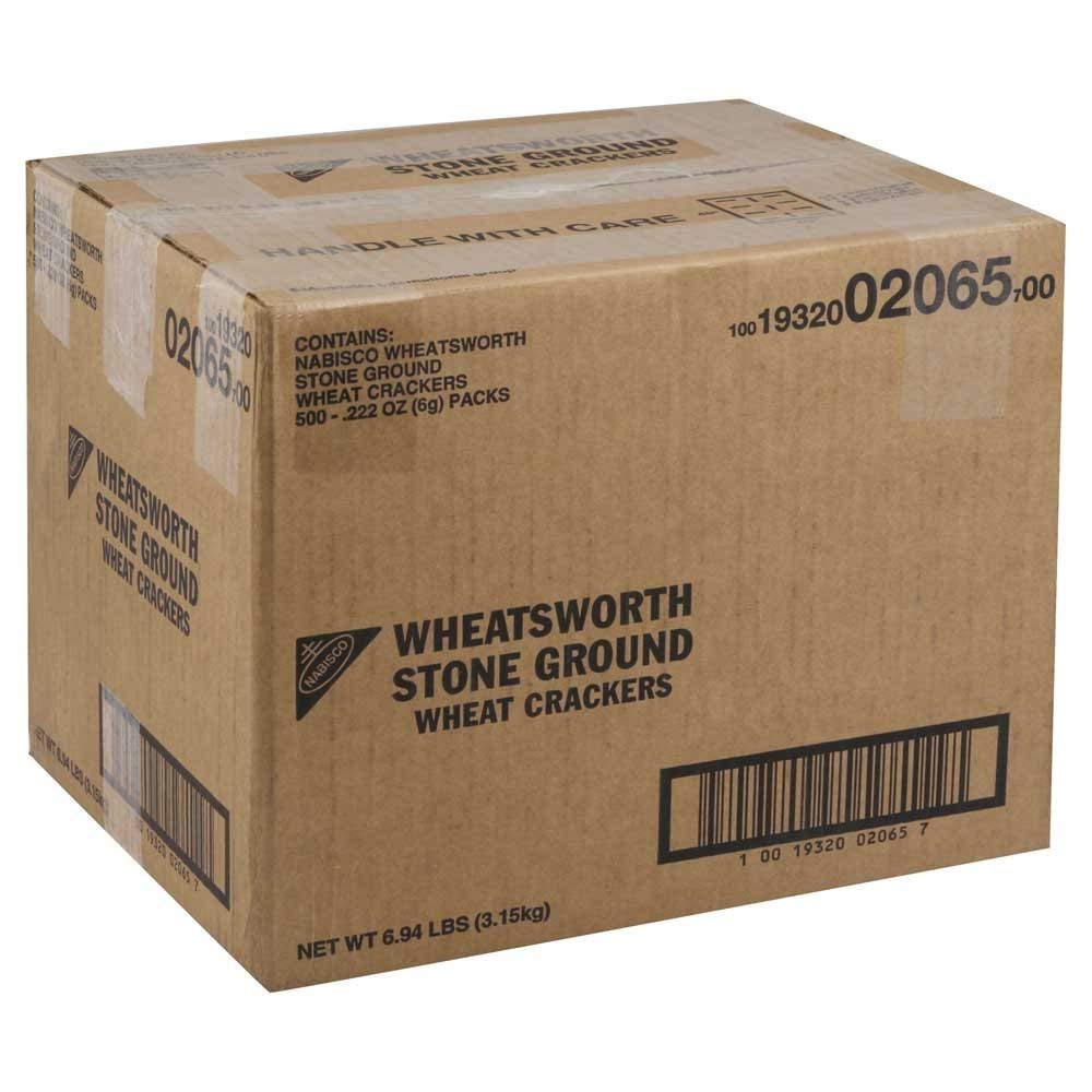 (Price/case)Nabisco Stone Ground Wheatsworth Cracker .222 Ounces 500