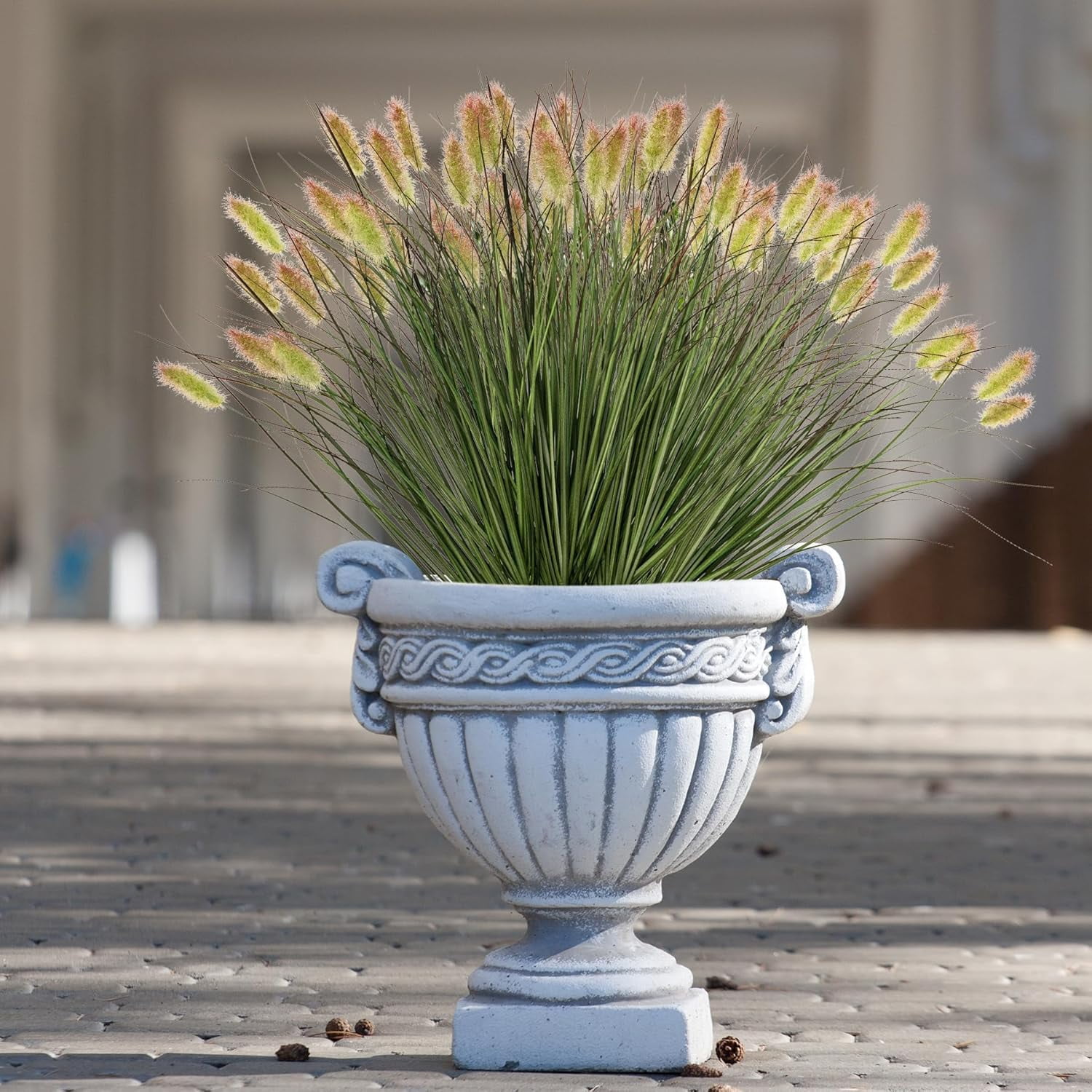Artificial Grass, Fake Grass, Artificial Shrubs, Wheatgrass Cattails Decorations, Artificial Plants, Ornamental Grass, Outdoor Fake Grass, Green Leafy Decorations