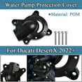 thumbnail image 1 of ALLTIMES Couvercle de Protection de Pompe à Eau pour Ducati DesertX 2022+, Noir, 1 of 9
