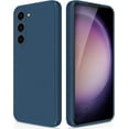 thumbnail image 1 of FZCHUN-Case Compatible with Samsung Galaxy S23 Plus, Silky-Soft Touch Full-Body Protective Phone Silicone Case, Shockproof Cover with Microfiber Lining, Blue, 1 of 4