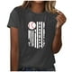 thumbnail image 1 of Blusa informal de manga corta con cuello redondo y estampado suelto de verano para mujer con estilo OAVQHLG3B Store  lin121212, 1 of 4