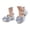 Silver, variant on T-o-d-d-l-e-r L-i-t-t-l-e G-i-r-l-s Decorated Mary Jane Flats Soft Sole Summer Beach Casual Shoes