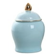 thumbnail image 1 of Kitchen Canisters Container Ceramic Food Storage Jar for Coffee Beans Spice Blue, 1 of 9