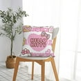 thumbnail image 4 of Hello Kitty Pillow Cover, Square Throw Pillow Cases For Couch Sofa Bed Living Room,Home Decorative, 22"X22", 4 of 9