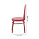 thumbnail image 2 of Dollhouse Miniature Chair 2Pack For Children 1:12 Scale Modern Design Mini Metal Accessories Portable Detailing, 2 of 5
