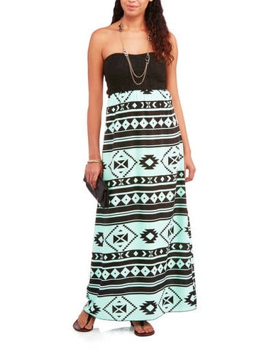 no boundaries strapless dress