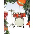 thumbnail image 1 of Instrument de Musique Ornement de Noël (Ensemble de Tambours Rouges de 3 Pouces) par Broadway Gifts, 1 of 2