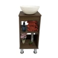 thumbnail image 3 of Gabinete De Baño para Lavabo Sin Ovalin Moderno Minimalista (Nogal Neo) DECOMOBIL GABINETE PARA BAÑO, 3 of 5