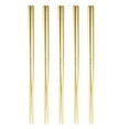 thumbnail image 1 of Stainless Steel Chopsticks Reusable Multicolor Lightweight Metal Chopsticks, 23cm, 5 Pairs, 1 of 5