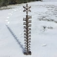 thumbnail image 1 of Neige Flocon de Neige Rétro Métal Neige Mesure Créative Décor Extérieur, 1 of 6
