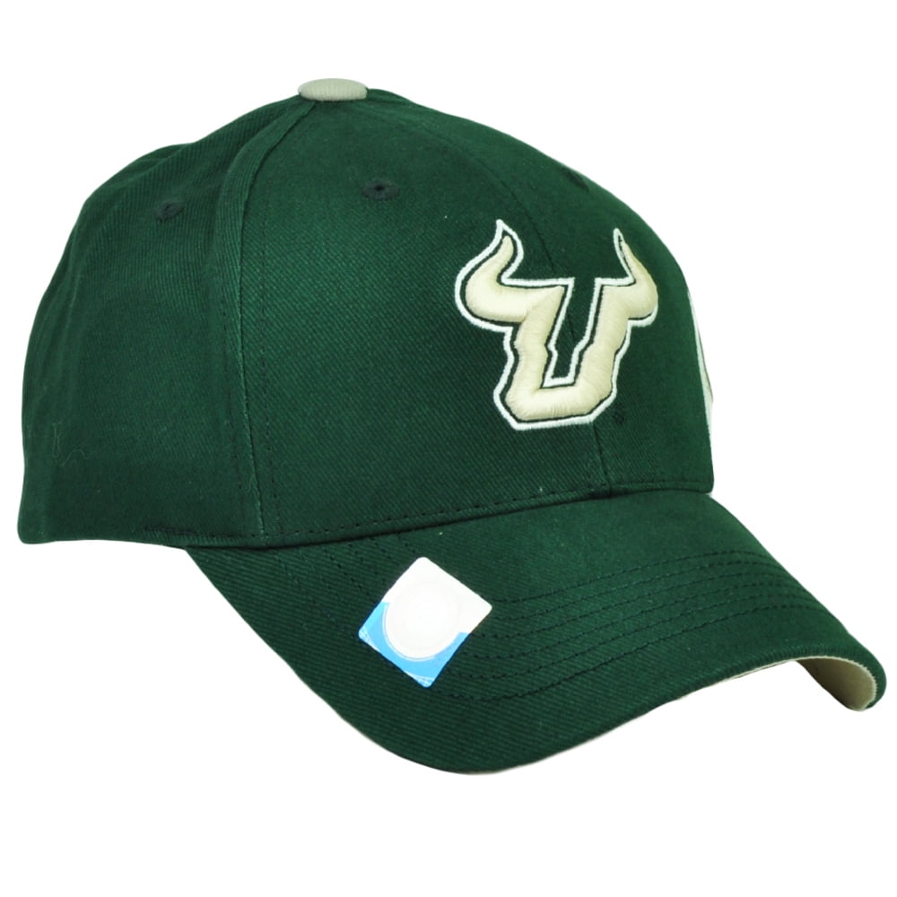NCAA South Florida Bulls SF Snapback Beige Green Hat Cap Captivating ...