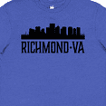 thumbnail image 4 of Inktastic Richmond Virginia City Skyline Youth T-Shirt, 4 of 5