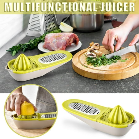 

KKCXFJX Lightning Deals of Today Multifunctional Juicer Grater Two-in-one Kitchen Gadget Household Manual Juicer Lemon Juicer