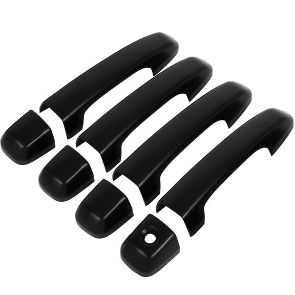 ECCPP Exterior Door Handle Covers 2010-2022 for Toyota 4Runner Outer Replacement Door Handle Covers Protector 4 PCS Black Exterior Driver Side & Passenger Side