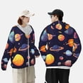 thumbnail image 4 of Fotbe Space Planet Chaqueta con Protección Solar UPF 50+ para Hombre y Mujer, Camisa con Capucha y Bolsillos-3X-Large, 4 of 7