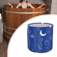 thumbnail image 1 of Bañera plegable, bañera de inmersión, cubo de baño portátil, bañera de inmersión fría, bañera de hidromasaje, bañera de hidromasaje personal para Diámetro 65 cm Alto 70 cm, 1 of 8