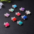 thumbnail image 4 of 10PCS Exquisite DIY Decorative Decals Alloy Rose Pearl DIY Accessory Delicate Jewelry Ornament Creative Rhinestone Inlaid Pastes Decor for Jewelry Making (Mixed Color), 4 of 8