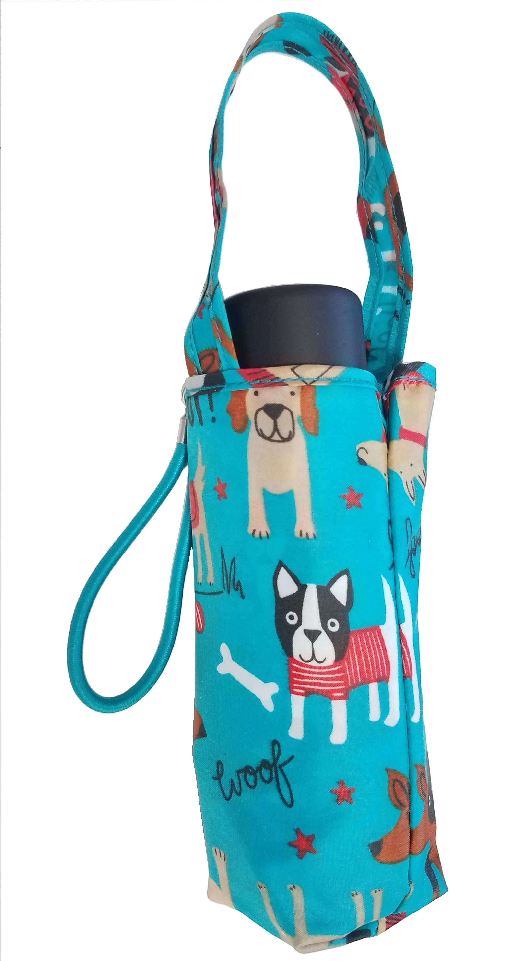 Totes Micro Mini Manual Compact Umbrella, NeverWet technology, Blue