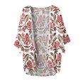 thumbnail image 4 of Ketyyh-chn99 Summer Cardigan for Women 3/4 Sleeve Cardigan for Women 2024 Trendy Pink,L, 4 of 4