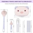 thumbnail image 2 of ExquisiteBaby Bottle Brush with Drying Rack, Portable Travel Bottle Cleaner Kit, for Cleaning, Nipple Brush, Straw Cleaner, 2 of 5