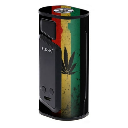 Skins Decals For Sigelei Fuchai Duo-3 175W Tc Vape / Rasta Weed Pot Leaf (Best Pots For Weed)
