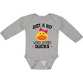 thumbnail image 3 of Inktastic Duck Lover Cute Girls Girls Long Sleeve Baby Bodysuit, 3 of 5
