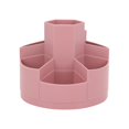 thumbnail image 1 of 360-Degree Rotating MPRINCE Pen Holder for Office and School - Large Capacity, Wear-Resistant, Pink Color, 1 of 5